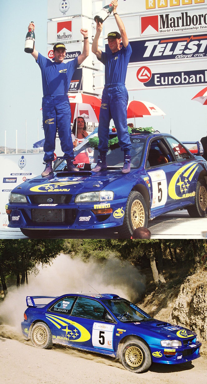 Trofeu 1112 Subaru Impreza 1st Acropolis 99 Burns-Reid